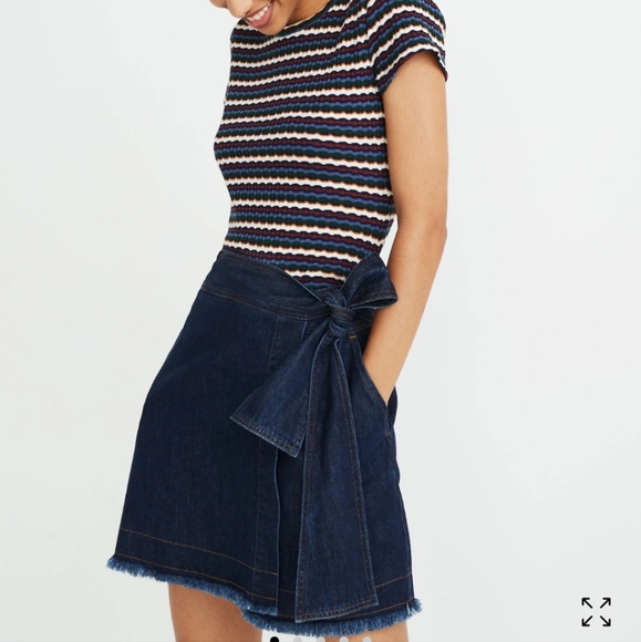 Madewell x Karen Walker® Denim Killick Skirt